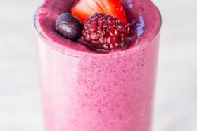 Taste the rich, full flavor of Dr. Smoothie drinks. Packed with 100% crushed fruit juices, you will enjoy the delicious, natural flavors of real fruit juices. These smoothies are extraordinarily good and better than most (if not all) smoothie shops. This is because Dr. Smoothie's contain more fruit and juice than similar smoothies available in smoothie shops. Plus, they are 100% natural. They do not contain preservatives nor any artificial colors or flavors. They are also lactose free (100% dairy free) and do not contain fat. It's a healthy and tasty treat! Packed with vitamins and minerals, pour yourself a glass in the morning and get started for your day. Or use it as an afternoon pick-me-up. Just add water and ice and enjoy! Each 46 oz. bottle of Dr. Smoothie makes a whopping nine 16 oz smoothies!