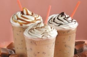 Iced Mocha (cold espresso with milk and chocolate)