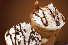 Frozen Cafe Mocha (cold espresso and mocha mix)